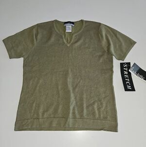 Radcliffe Olive Stretch Short Sleeve Tee